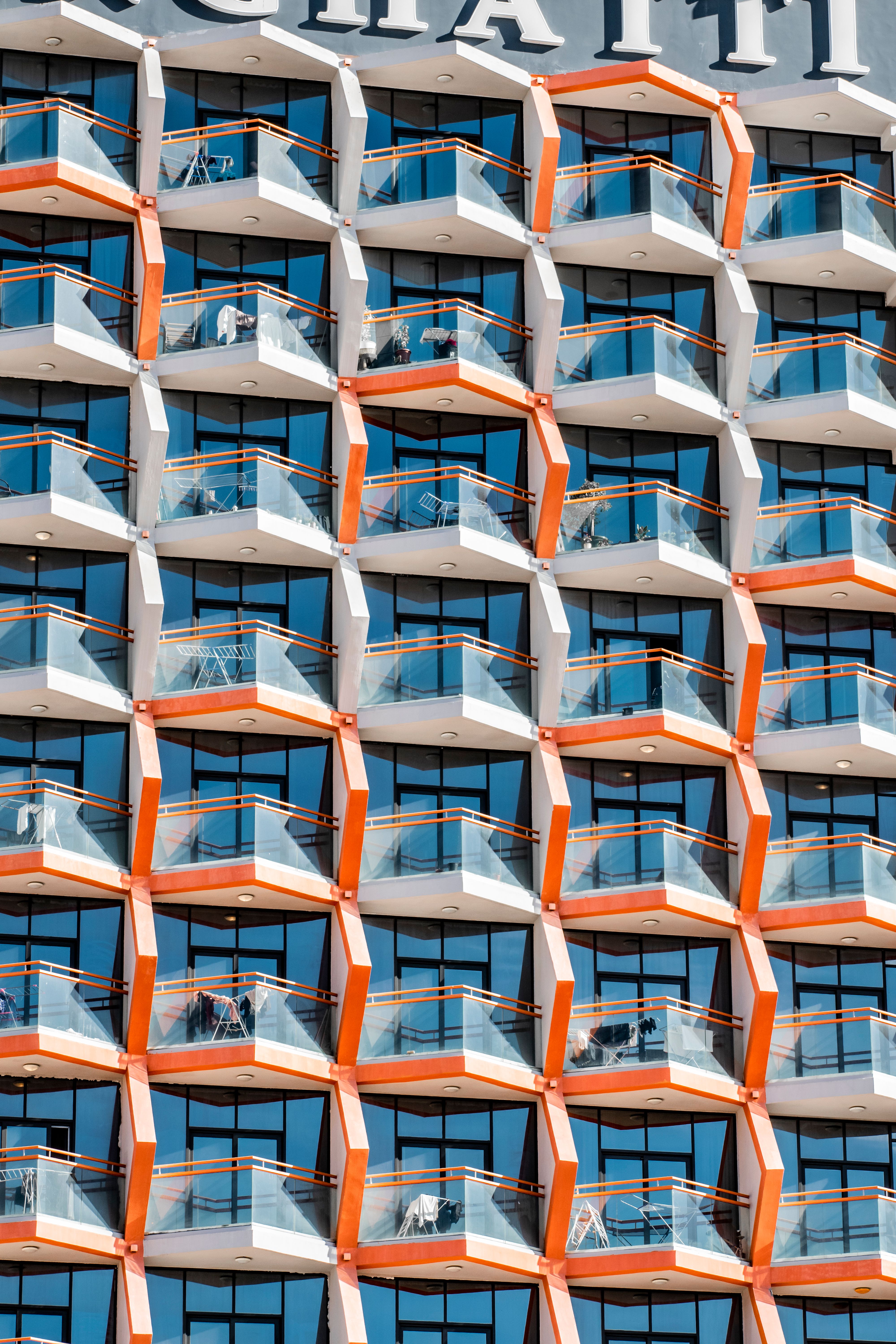 Family apartment buildings in a Dubai residential district