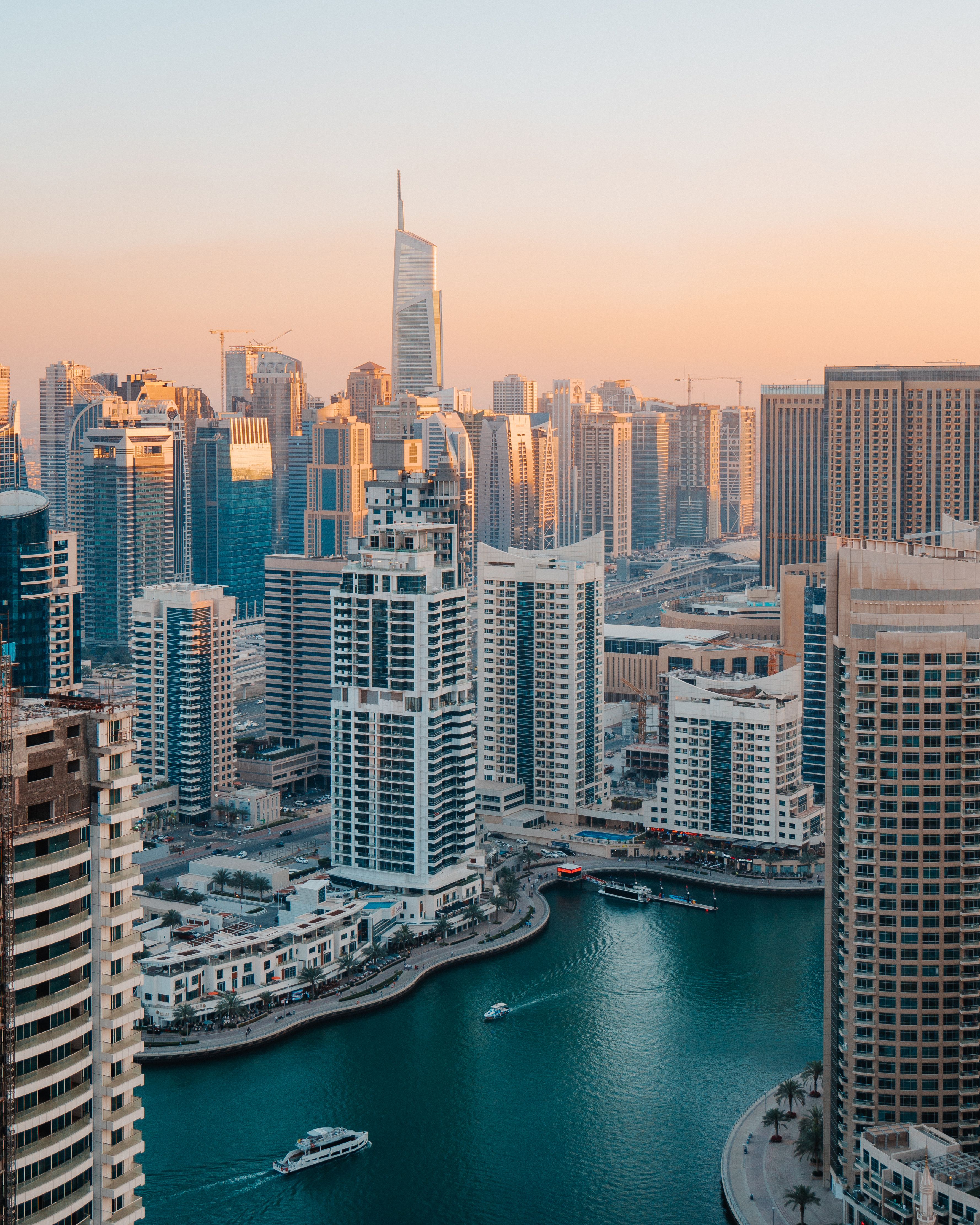 Office towers in central Dubai