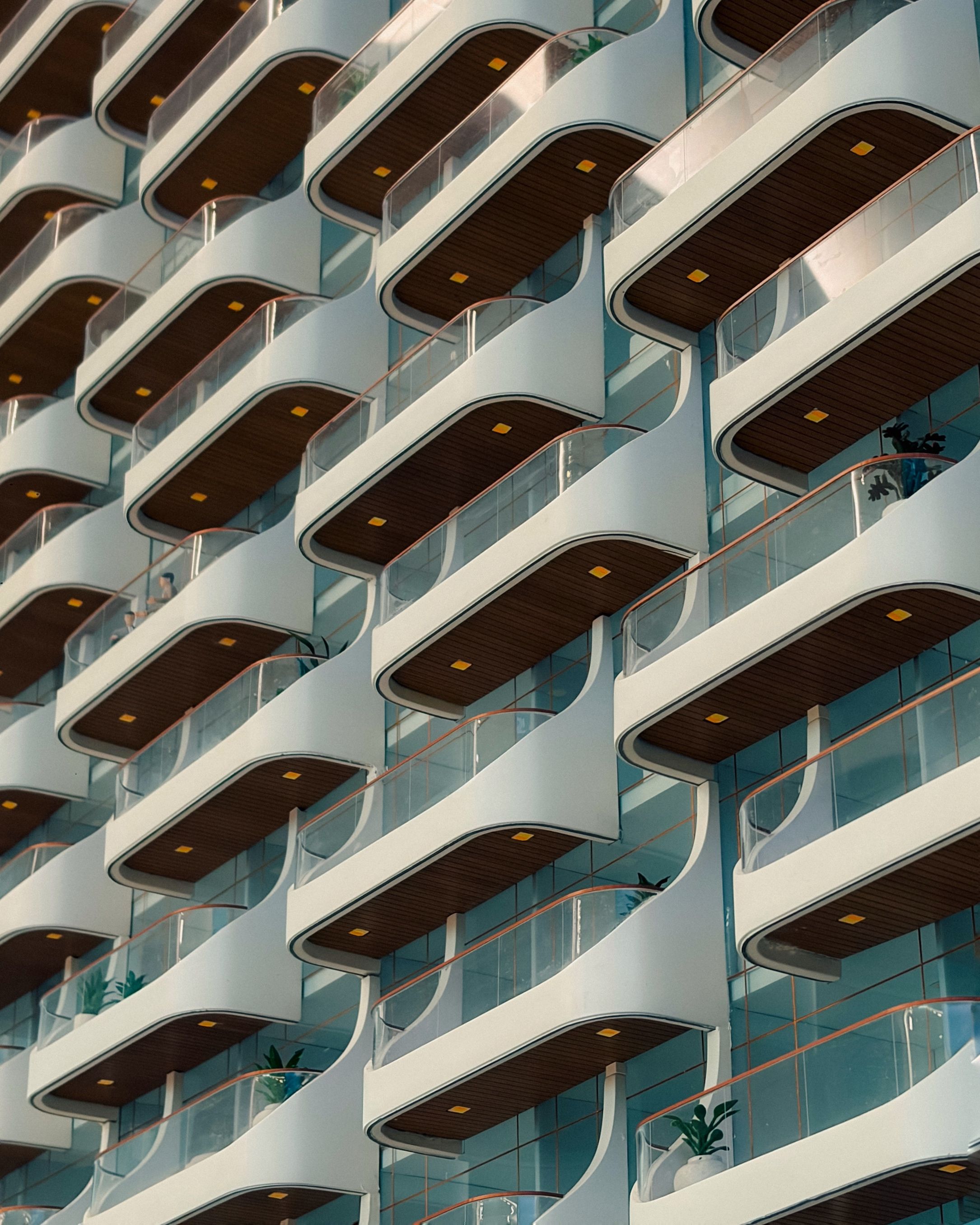 Residential apartment buildings in Dubai